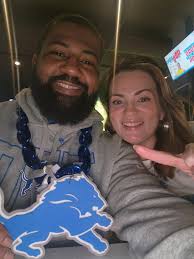 Hi all! I just wanted to introduce myself and share a photo I took.... Lex  and Berta... Go Lions!!! 🦁💙🦁