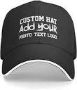 Custom Hat Custom Baseball Cap Add Your Text Image Design ...