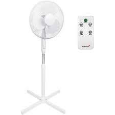 Leise, aber dennoch effektiv, bringt er dir wind in zwölf verschiedenen stufen, die für jede raumgröße ideal sind. Korona Standventilator 81100 Fernbedienung 90 Oszillation Ventilator Leise 40 Cm Durchmesser 50 Watt Hohenverstellbar Weiss Online Kaufen Otto