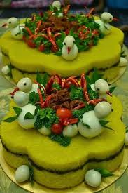 1 kg beras pulut asam keping 3 air 3 cawan santan 2 cawan garam agak2. 38 Beautiful Pulut Kuning Ideas In 2021 Food Art Food Food Decoration