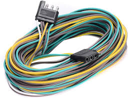 Maybe you would like to learn more about one of these? Buy Exerauo Trailer Wiring Kit 4 Flat Trailer Wiring Harness Extension Connector 25ft 4ft Wishbond Trailer Light Kit 4 Wire Plug Connector For Utility Trailer Lights Online In Indonesia B07sv2twht
