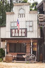 The pair, who had helped to found american express in 1850, officially created wells fargo & co. Bank In Wild West Style Stock Photo Picture And Royalty Free Image Image 30814941