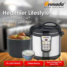 Carnitas dimasak dalam pressure cooker. Primada Malaysia Primada Pressure Cooker Pc 6010