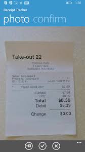Click into an expense to see the fully scanned image of your receipt. Microsoft Garage Receipt Tracker