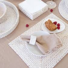 Check spelling or type a new query. J Elliot White Pacifica Rectangular Rattan Placemat Temple Webster