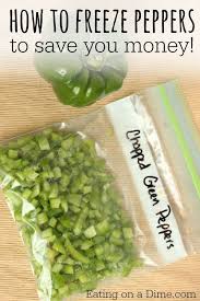 You can freeze chives for around 6 months. How To Freeze Peppers Learn How To Freeze Bell Peppers