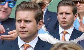 Downton Abbey's Allen Leech looks dapper at Wimbledon