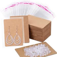 They are very straightforward and seem pretty intuitive but maybe some suggestions will help you with them. Amazon Com Earring Cards Anezus 100 Pcs Earring Display Cards Earring Holder Cards With 200 Earring Backs And 100 Self Sealing Bags For Earrings Necklace Jewelry Display Kraft Color 3 5x2 4 Inches Arts Crafts