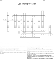 The diffusion of water 9. Cell Transport Osmosis Diffusion Crossword Wordmint