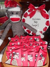 Sock Monkey Favors Sock Monkeys Baby Shower Monkey Baby Shower Decorations Monkey Baby Shower