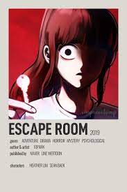 Escape Room Minimalist Poster | Anime shows, Anime printables, Anime titles
