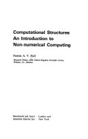 An interesting feature of the qumix. Computational Structures An Introduction To Non Numerical Computing Patrick A V Hall Google Books