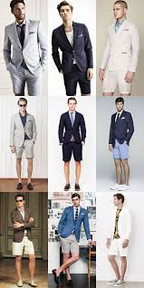 Short Suits Mens Attire Lookbook Men Mens Outfits