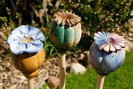 Keramikplatten lassen sich im aussenbereich wunderbar integrieren in allen farben und grössen, als holz und natursteinimitate. Mohn Mohnblume Keramik Garten Blute Wetterfest Blume Gartenstecker Litauen Ebay