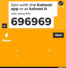 Before we get into the. Join With The Kahoot App Or At Kahoot It With Game Pin 696969 Ifunny