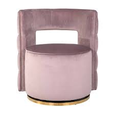 Pink velvet chair | etsy. Swivel Chair Jamie Pink Velvet Gold Mylestone Interiors Ltd