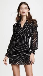 Nicholas Polka Dot Smocked Mini Dress Mini Dress Fashion Pattern Romper