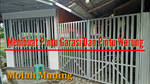 Lebih baik menggunakan material yang ringan dan kokoh sehingga tidak membebani engsel gerbang. Membuat Pintu Gerbang Dari Baja Ringan Indramayu Youtube