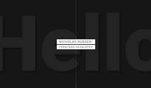 Nicholas Ruggeri Portfolio Awwwards Sotd 200,088 likes · 360 talking about this.