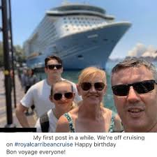 This post made by Kristine Langford, moments before she boarded the ovation  of the seas cruise, who tragically died along with her daughter Winona, and  husband Anthony, in the White Island volcano