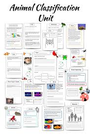 Animal Classification Unit Animal Classification Animal Classification Worksheet Vertebrates And Invertebrates