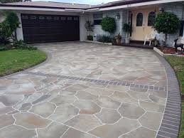 Concrete Driveway Design Ideas Stamped Concrete Driveways Ideas Best Stamped Concrete Vs Paver In 2021 Driveway Design Decorative Concrete Driveways Concrete Driveways