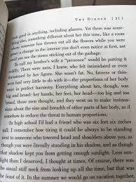 Paul is also a parent, who. I Guess A Big Head Means A Big Vagina The Dinner By Herman Koch Menwritingwomen