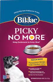 Bil Jac Picky No More Medium Breed Chicken Liver Recipe Dry Dog Food 27 Lb Bag Chewy Com