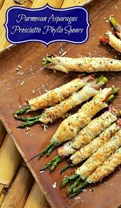 Parmesan Asparagus Prosciutto Phyllo Spears Appetizer Makobi Scribe Recipe Prosciutto Asparagus Prosciutto Recipes Appetizers Appetizer Recipes