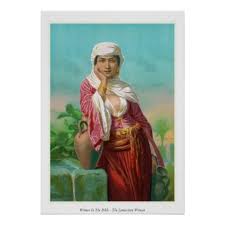 David d'andrea combines the draftsmanship of the 1960s poster artists with a raw detailed grittines. Women In The Bible The Samaritan Woman Poster Zazzle Com In 2021 Bible Women Women Poster Bible Illustrations