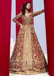 Largest collection of appealing wedding dresses for bride, bridesmaid, wedding guests in any budget & styles. Scarlett Splendor Indian Bridal Dress Bridal Dress Design Pakistani Bridal Dresses