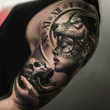Tattoo By Matias Nobel Wolf Tattoo Design Dovme Kol Dovmeleri
