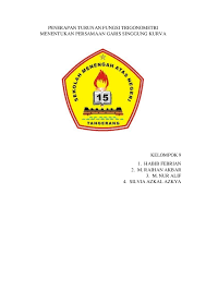 Semoga bermanfaat untuk dijadikan bahan belajar. Doc Penerapan Turunan Fungsi Trigonometri Onny Bachtiar Academia Edu