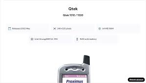 Qtek 1010 / 1020 Full Device ...