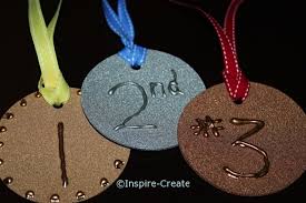 Hold sock speed skating races in your kitchen. Olympic Medals For Kids Games Inspire Create