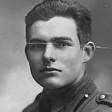 Plaque dedicated to Ernest Hemingway at location where he recovered after  WWI