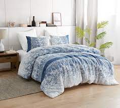 Upgrade your bedding with stylish duvet covers & comforter sets from dormify. Unique Faded Diamond Patterned Blue Oversized Twin Xl Comforter Set For Twin Or Twin Xl Bed