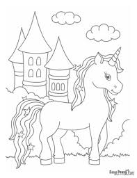 Cute mermaid unicorn breathing beneath the water Unicorn Coloring Pages 50 Printable Sheets Easy Peasy And Fun
