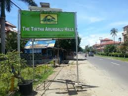 The entrance - Picture of The Tirtha Arumdalu Hills, Anyer - Tripadvisor