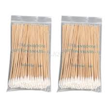 They're a basic necessity that i use for soo much. Sporting Goods 100pcs Bag 100 Cotton Swab Applicator Q Tip Swabs 150mm Long Wood Handle Diy Set Qenash