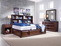 The Rootbeer Float Full Bookcase Bed Features Great Space Saving Storage With Three Drawers And Bookcase Headboard Wit Bookcase Bed Furniture Bedroom Furniture