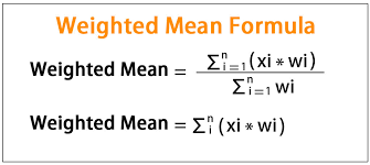Weighted Mean Formula Step By Step Calculation With Example