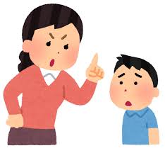 真剣に子供を叱るお母さんのイラスト（躾）&nbsp;|&nbsp;かわいいフリー素材集&nbsp;...