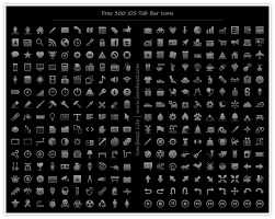 Iconbeast Lite 500 Free Ios Tab Bar Icons For Iphone And Ipad Icon Download Free Free Icons Iphone Icon