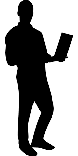 Download Free Illustrations Of Created Business Laptop Silhouette Computer Man People Standing Businessman Work Chatting Silhouette Business Man Image