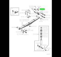 MC092194 Mitsubishi FUSO | Right Hand Front Suspension Spring Shackle