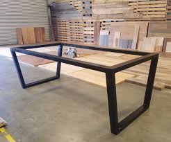 The latest powder coating technology coat seals the steel away makes trapezoid metal table legs look more fashionable. How Would I Make Trapezoid Legs Like This For A Desk I M Building I Want The Top To Be At About 22 Width And I Want Them To Be About 30 Tall