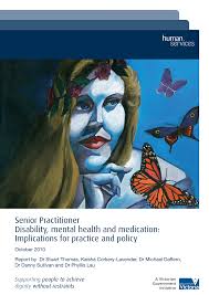 PDF) Disability, mental health and medication: Implications for practice  and policy