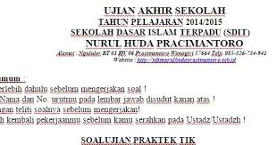 Home » soal latihan » daftar soal latihan praktek ms word. Soal Ujian Praktik Us Ujian Sekolah Tik Kelas 6 Semester 2 Tahun Ajaran 2016 2017 Sekolah Dasar Islam