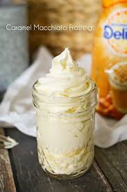 Caramel Macchiato Frosting Kleinworth Co Creamer Recipe Coffee Creamer Recipe Delicious Desserts